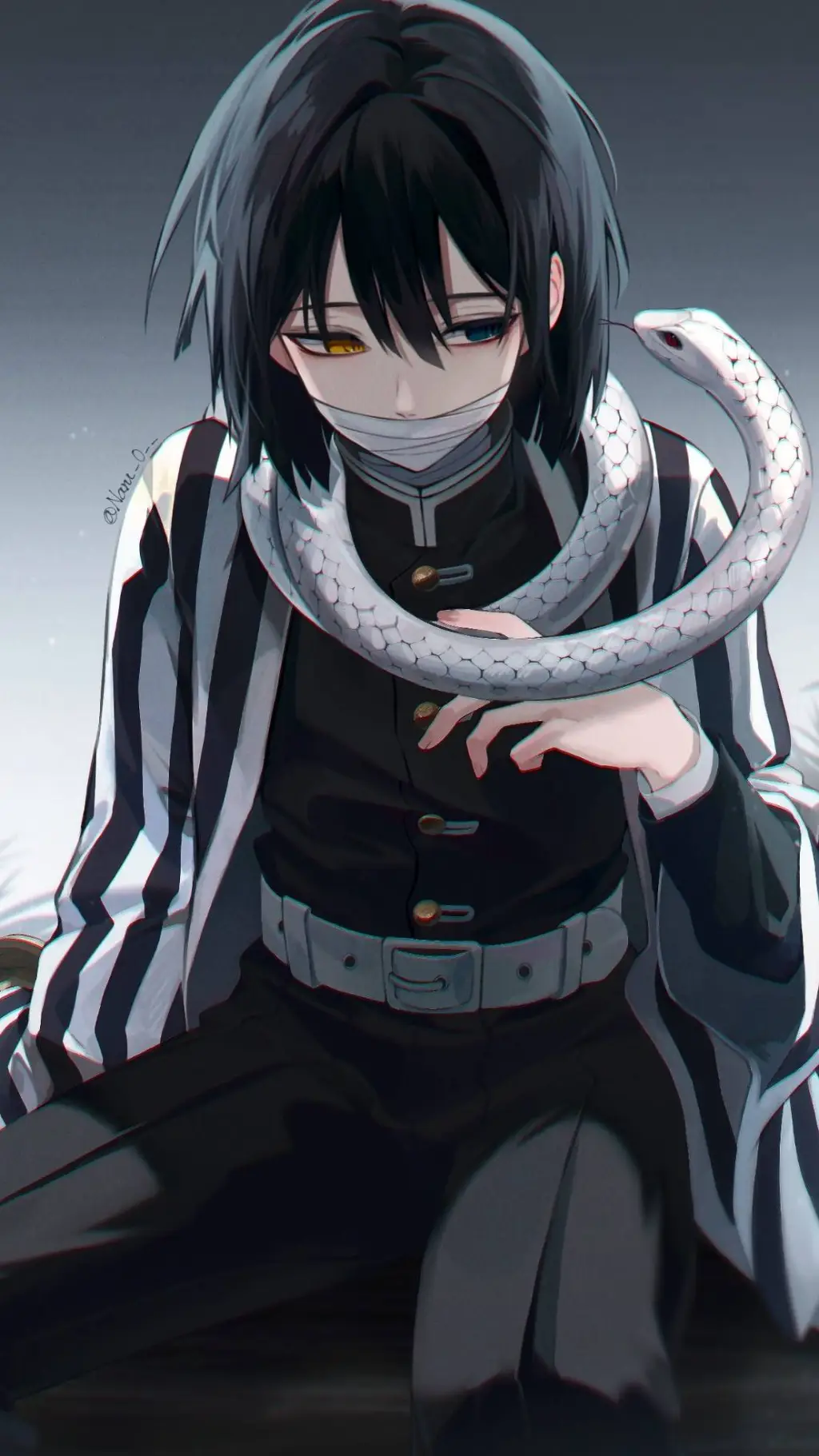 ai character: Obanai Iguru background