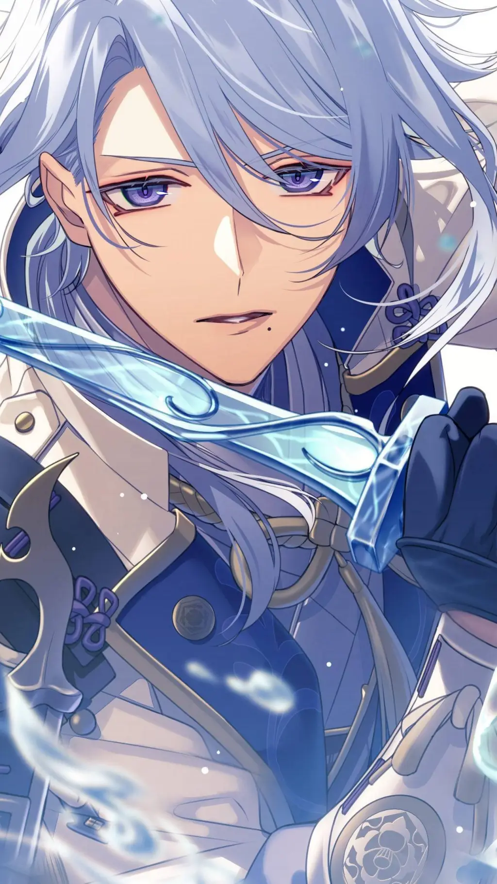 ai character: kamisato ayato  background