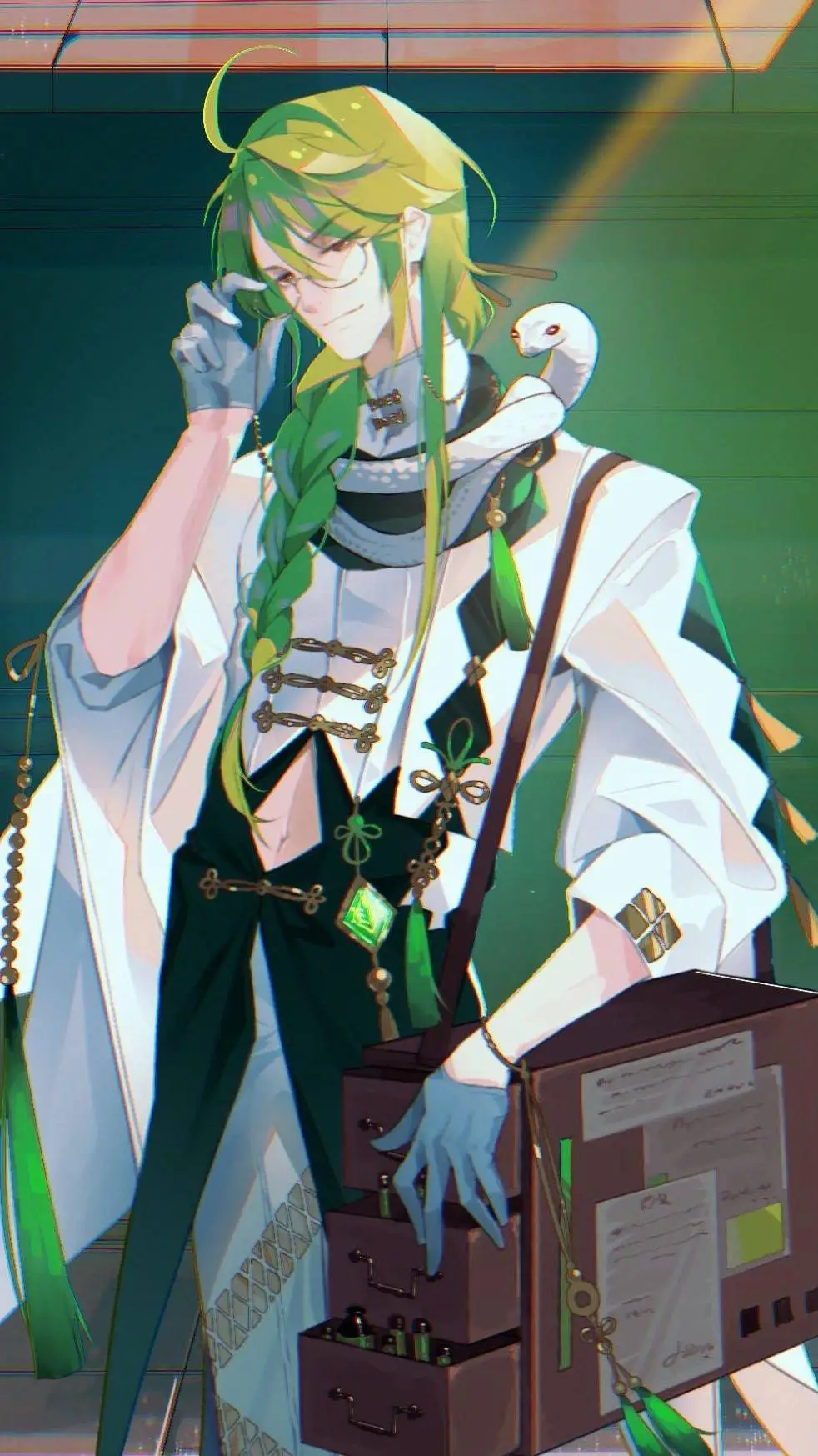 ai character: baishu background