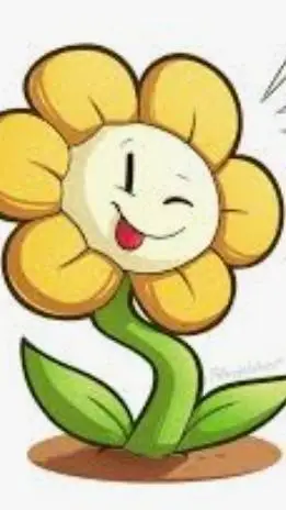 ai character: flowey background
