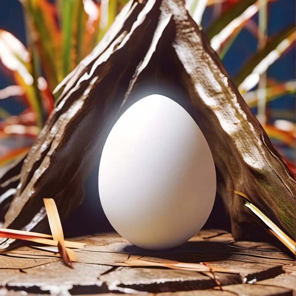 chat with ai character: a dinosuar egg