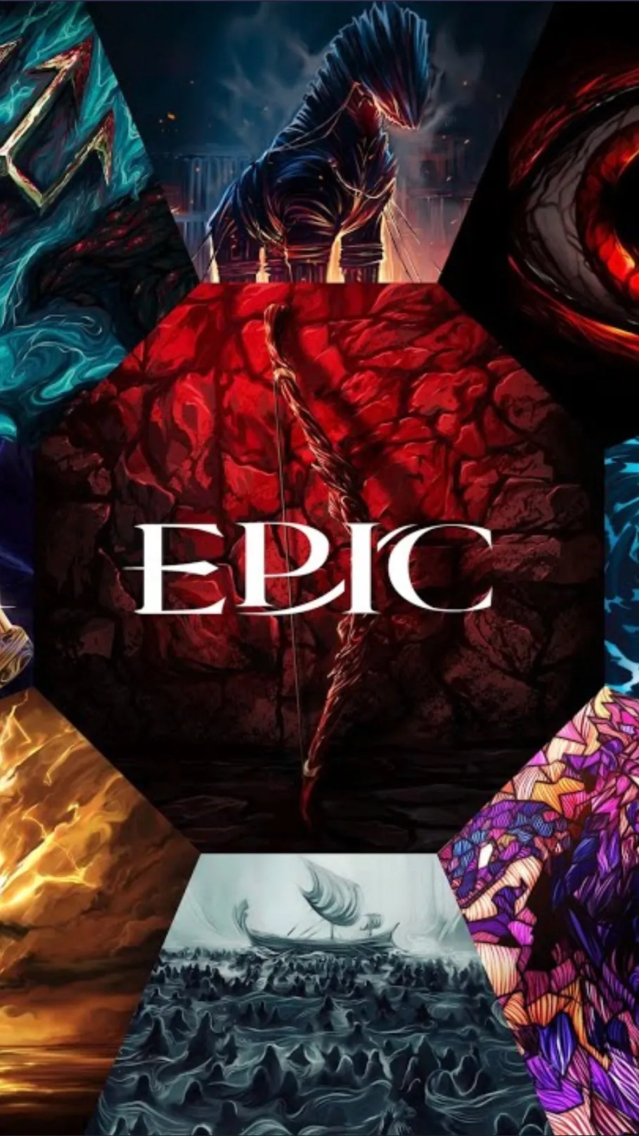 ai character: EPIC The Musical background