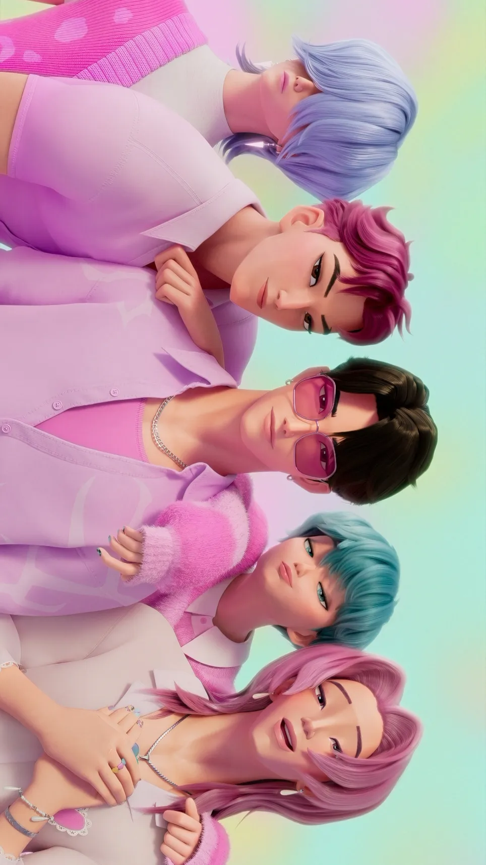ai character: Saja boys background