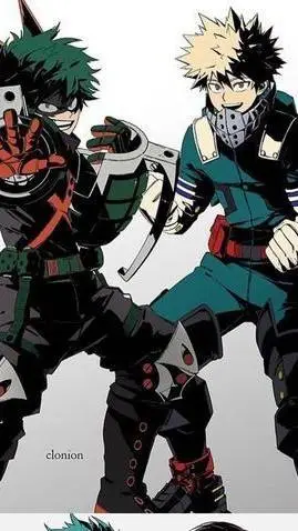 ai character: Izuku swapped background