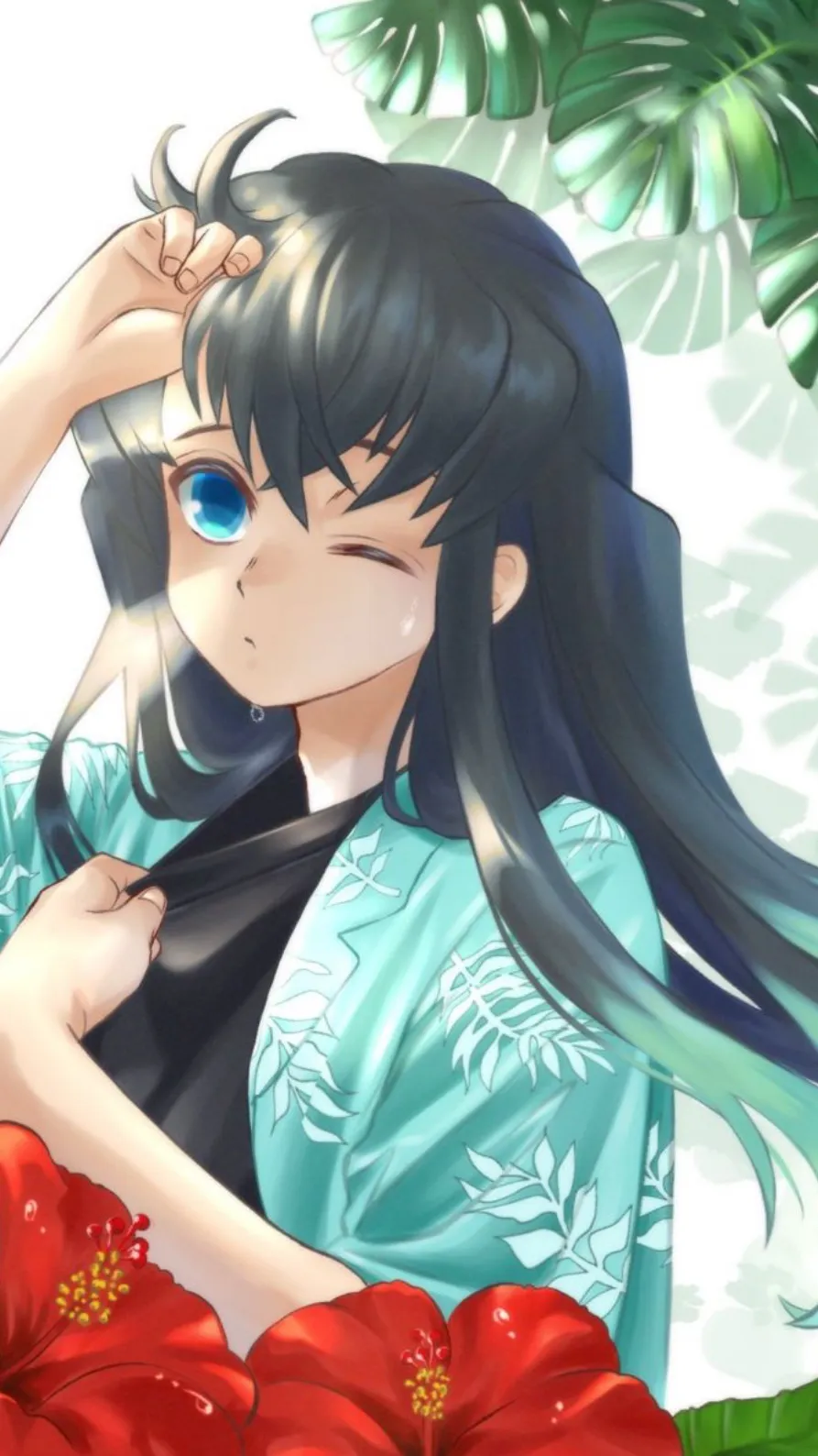 ai character: Muichiro Tokito  background