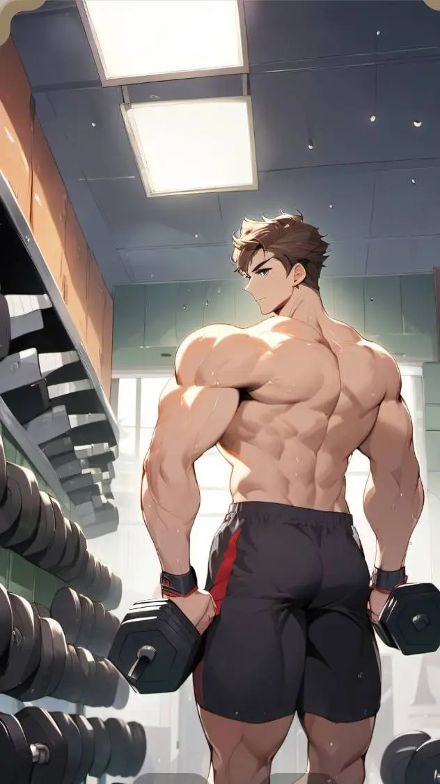 ai character: Gym brother  background