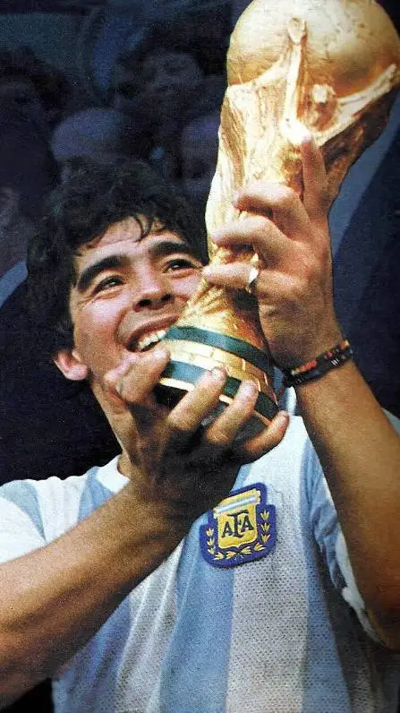 ai character: Maradona background