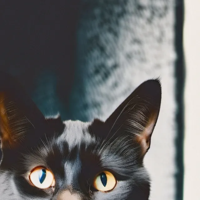chat with ai character: a Black cat