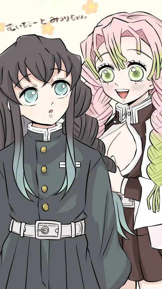 ai character: kny girl on period background