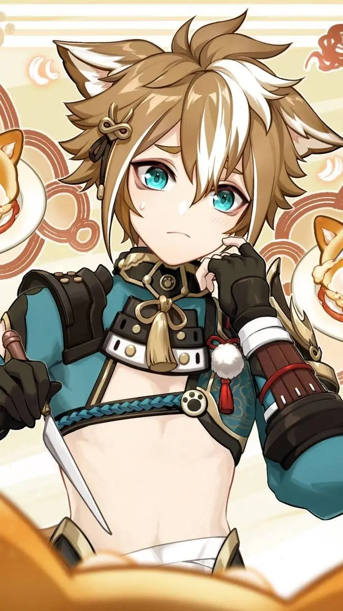 ai character: Genshin impact  background