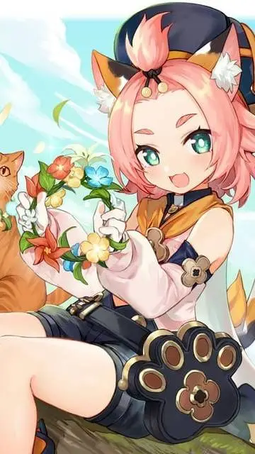 ai character: Genshin impact  background
