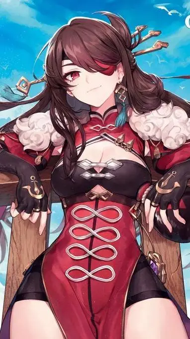 ai character: Genshin impact  background