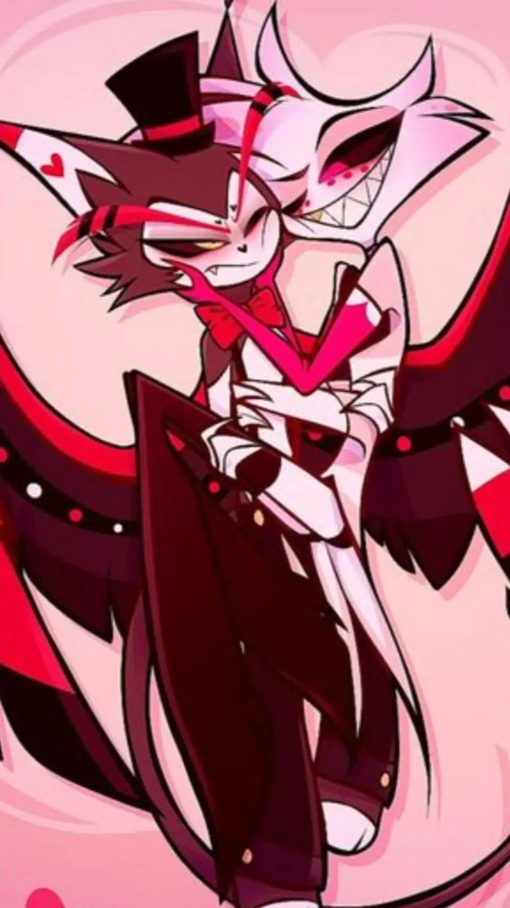 ai character: husk×angel  background