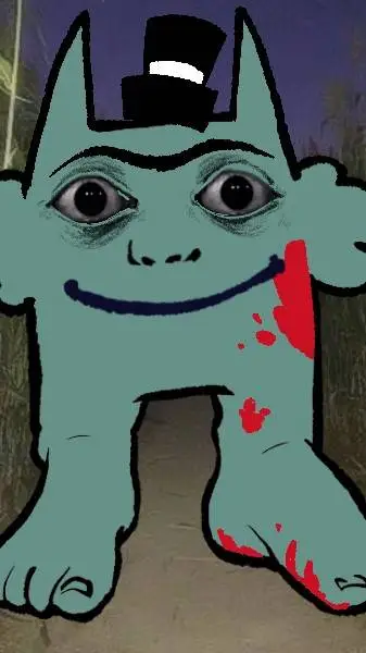 ai character: foot eater background