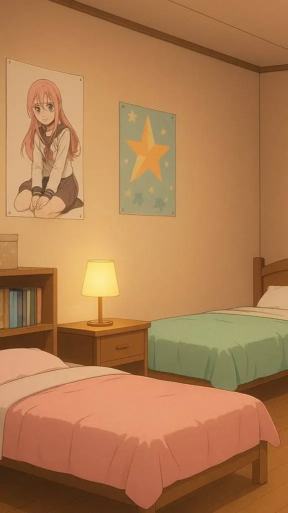 ai character: Sleepover background