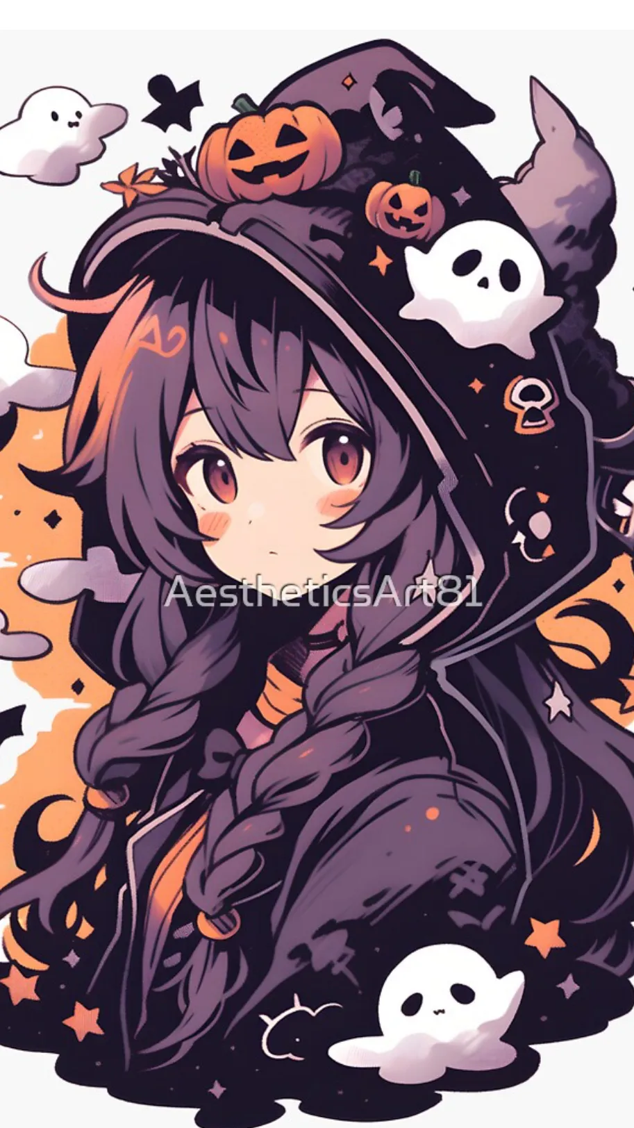 ai character: Halloween  background