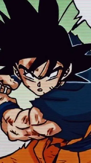 ai character: GOKU INJURED background