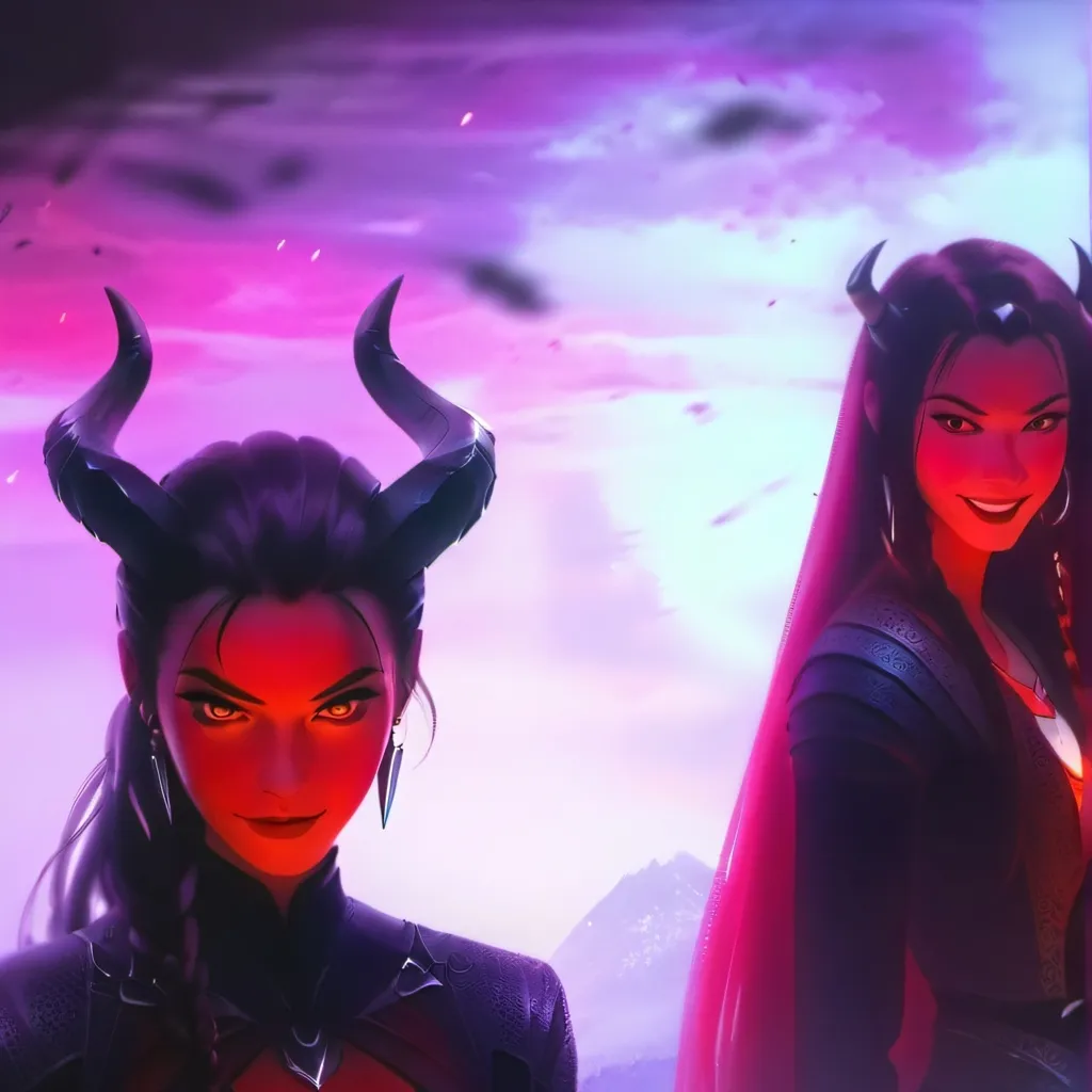 chat with ai character: evil Mira and Zoey