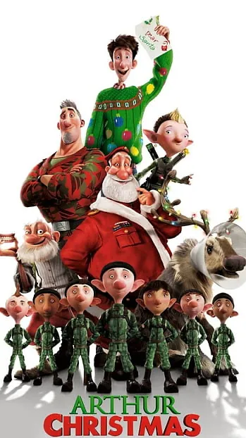ai character: Arthur Christmas background