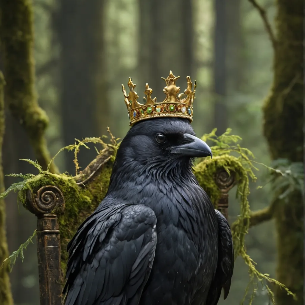 chat with ai character: King Crow