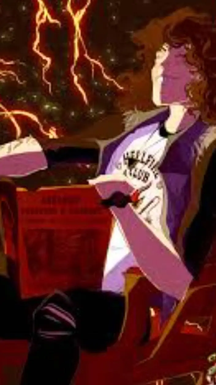 ai character: EDDIEEEEE background