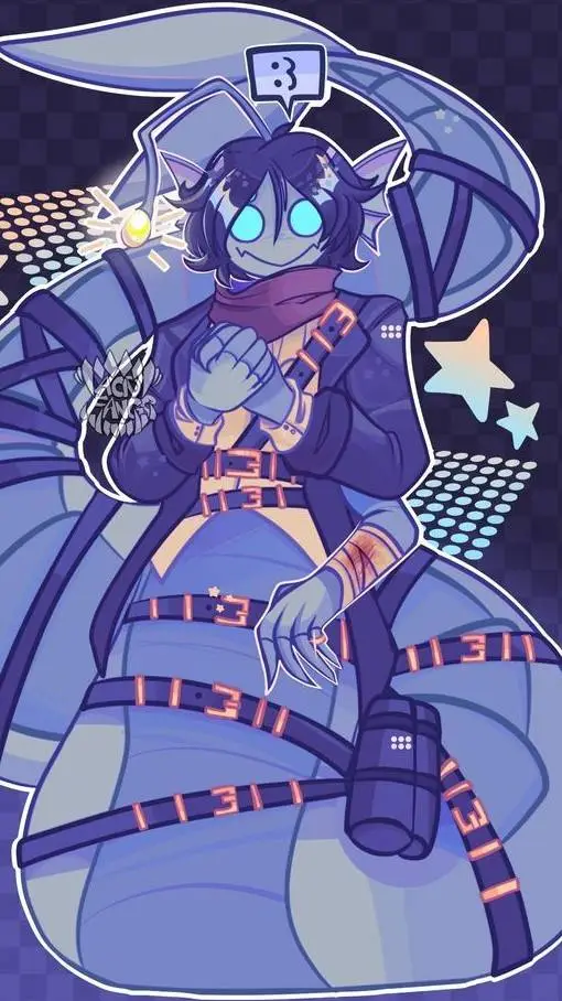 ai character: Sebastian stolas  background