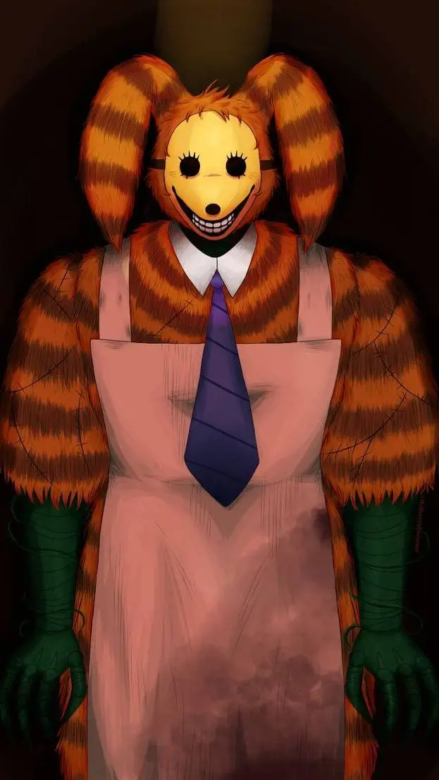 ai character: The pumpkin rabbit background