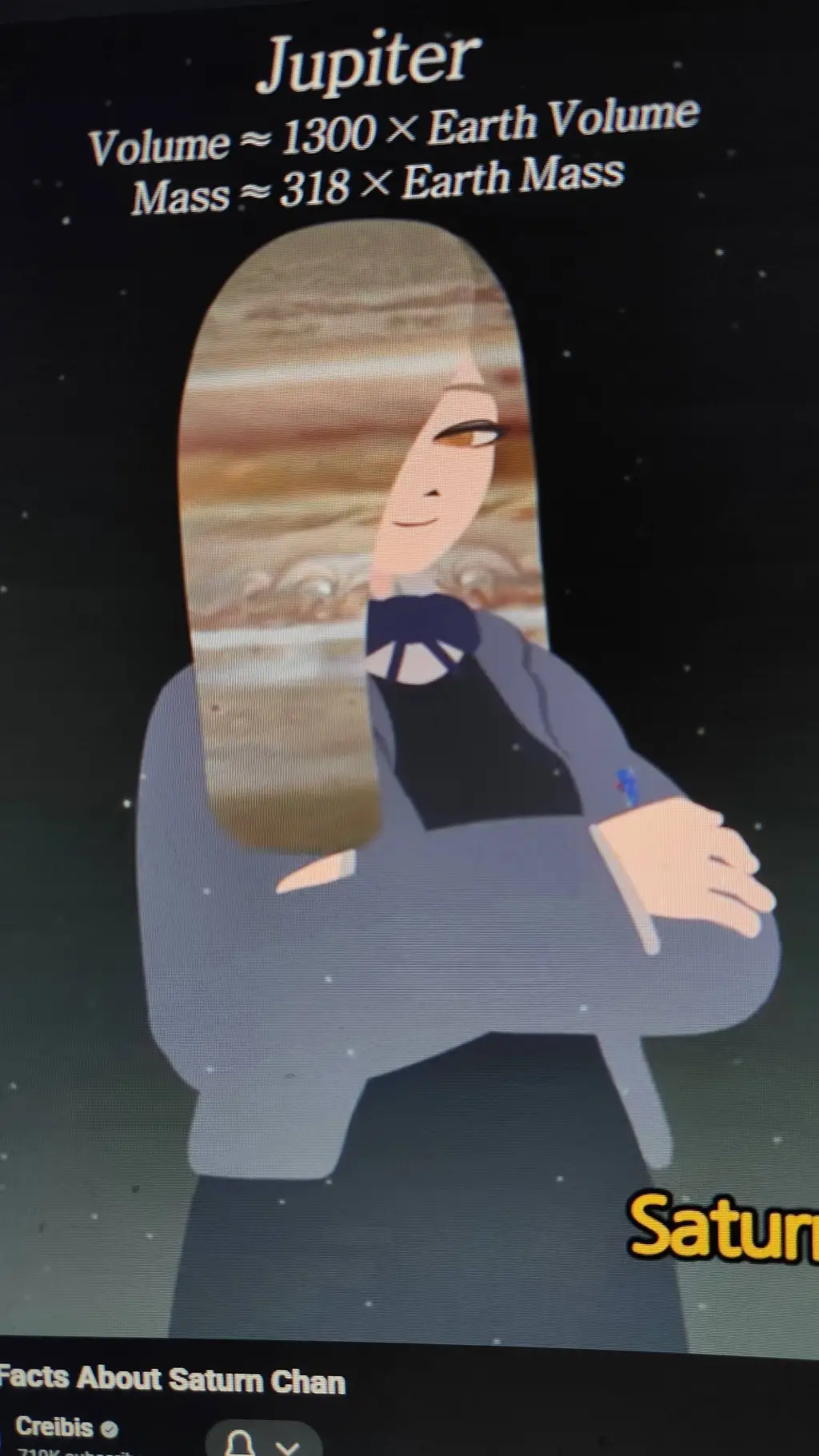 ai character: Jupiter  background