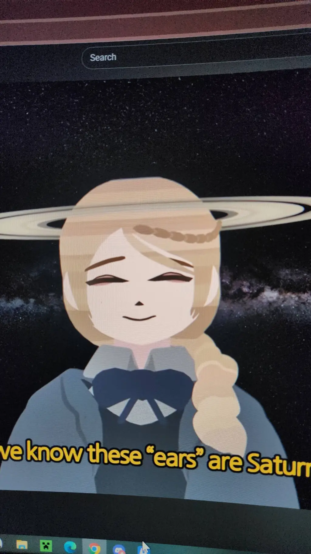 ai character: Saturn  background