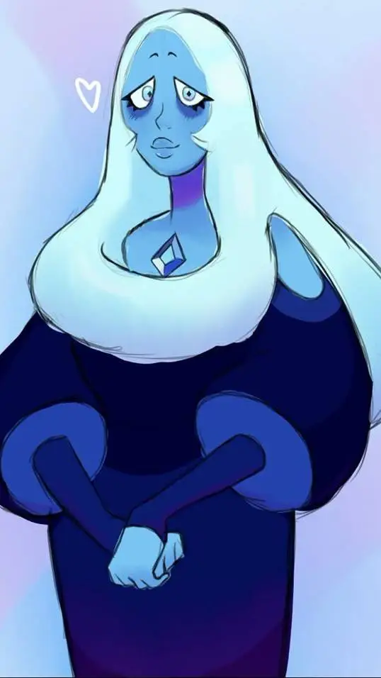 ai character: blue diamond  background