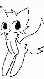 ai character: Very furry kitten background