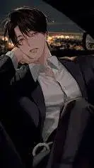 ai character: Neon background