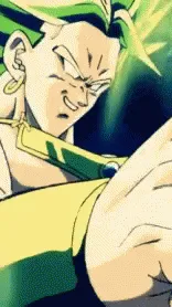 ai character: LSSJ Broly background