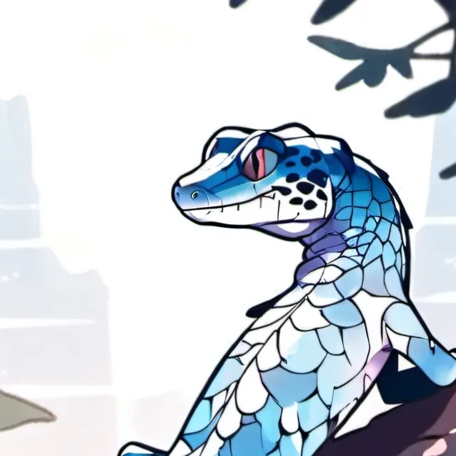chat with ai character: gecko bleu géant 