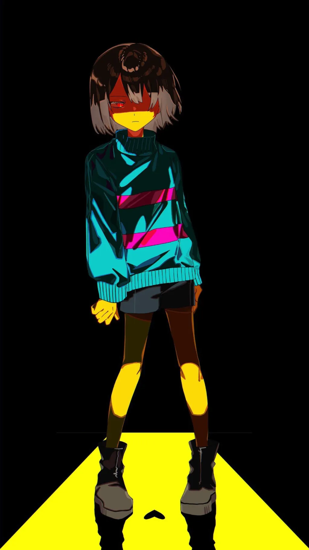ai character: Frisk (genocide) background