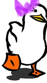 ai character: Mrs quackers  background