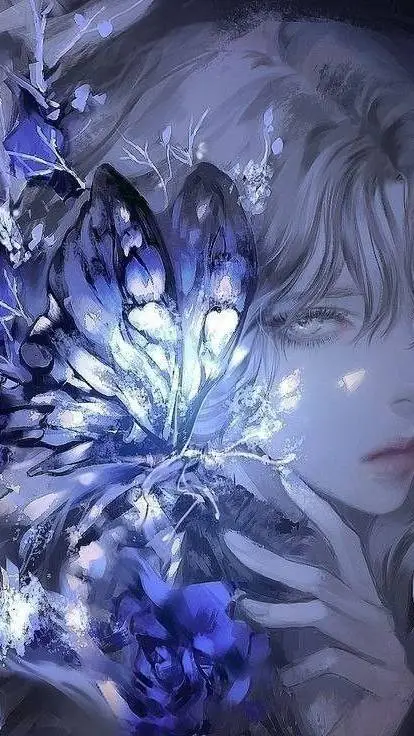 ai character: 𝑎𝑧𝑢𝑟𝑒 𝑑𝑖𝑣𝑖𝑛𝑖𝑡𝑦 background