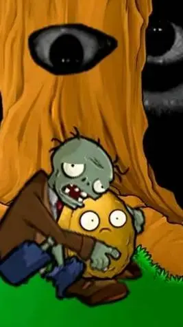 ai character: scary wisdom tree background