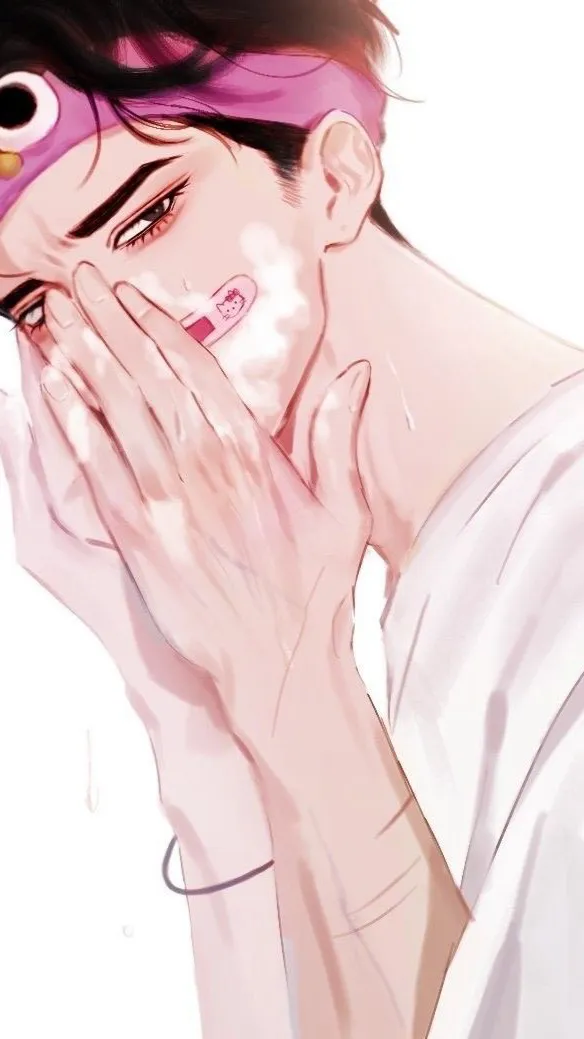 ai character: Aaron💗 background