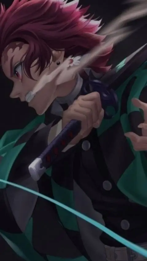 ai character: tanjiro  background