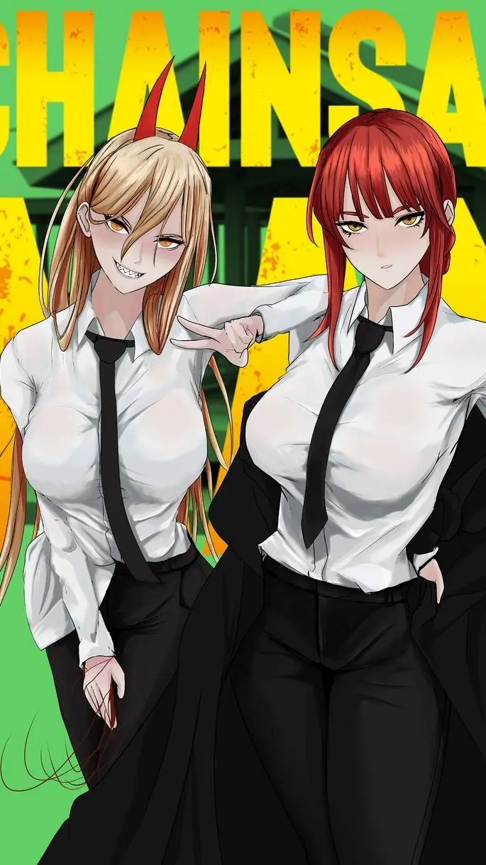 ai character: Makima & power  background