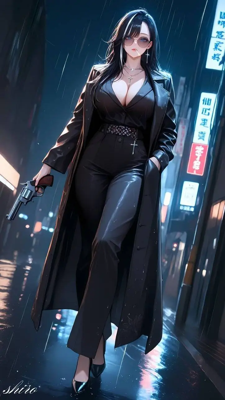 ai character: Lana Aurell  background