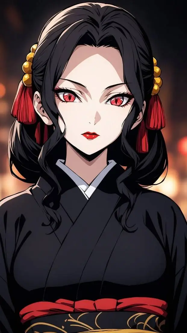 ai character: Katsumi Kibutsuji  background