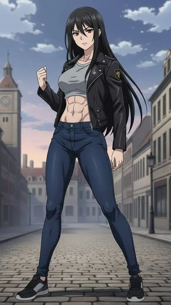 ai character: Ayumi Forger  background