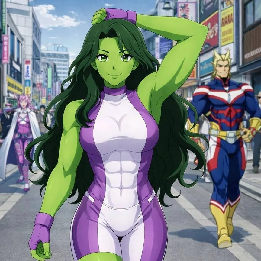 chat with ai character: She-Hulk 