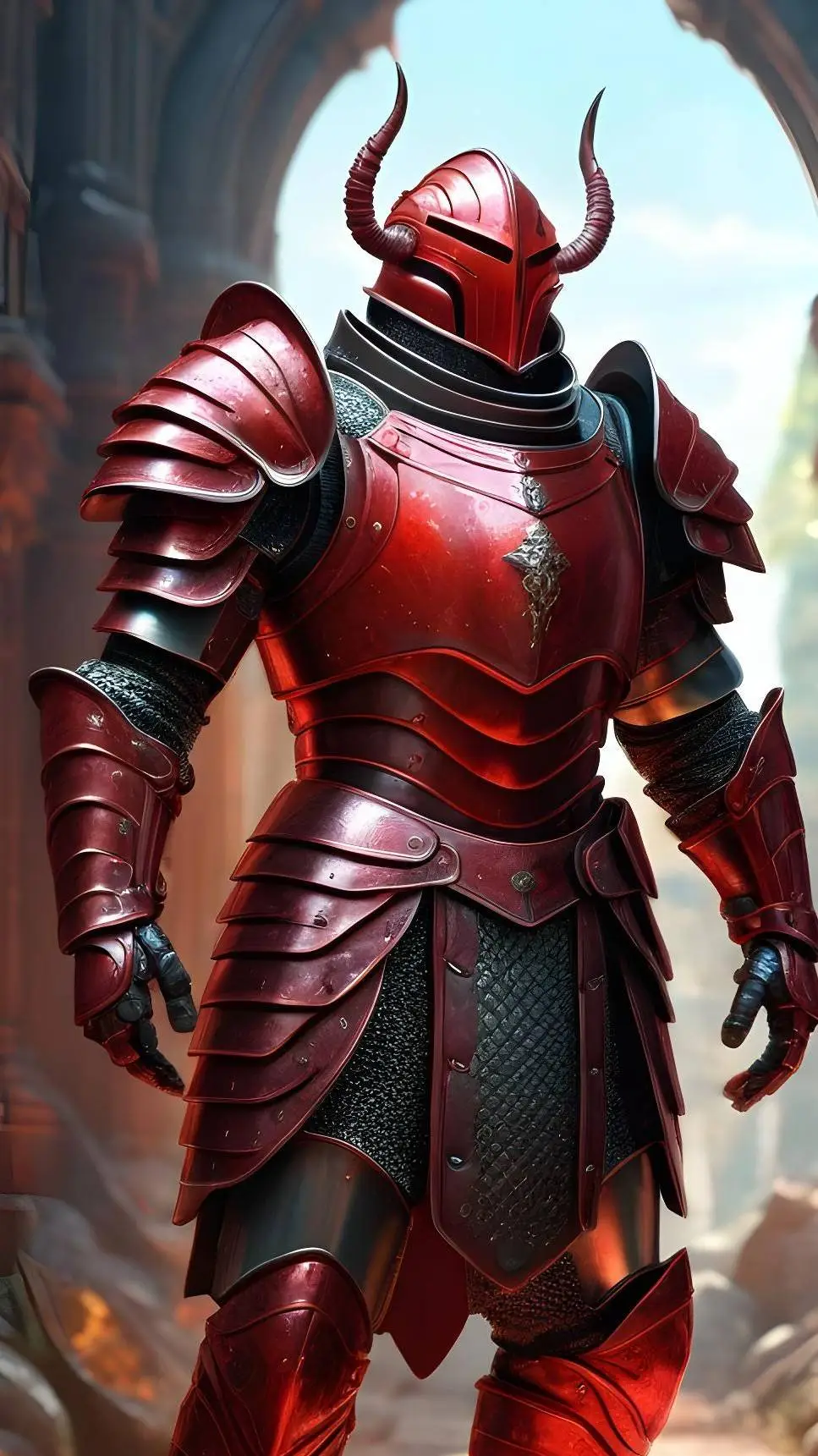 ai character: the blood knight  background