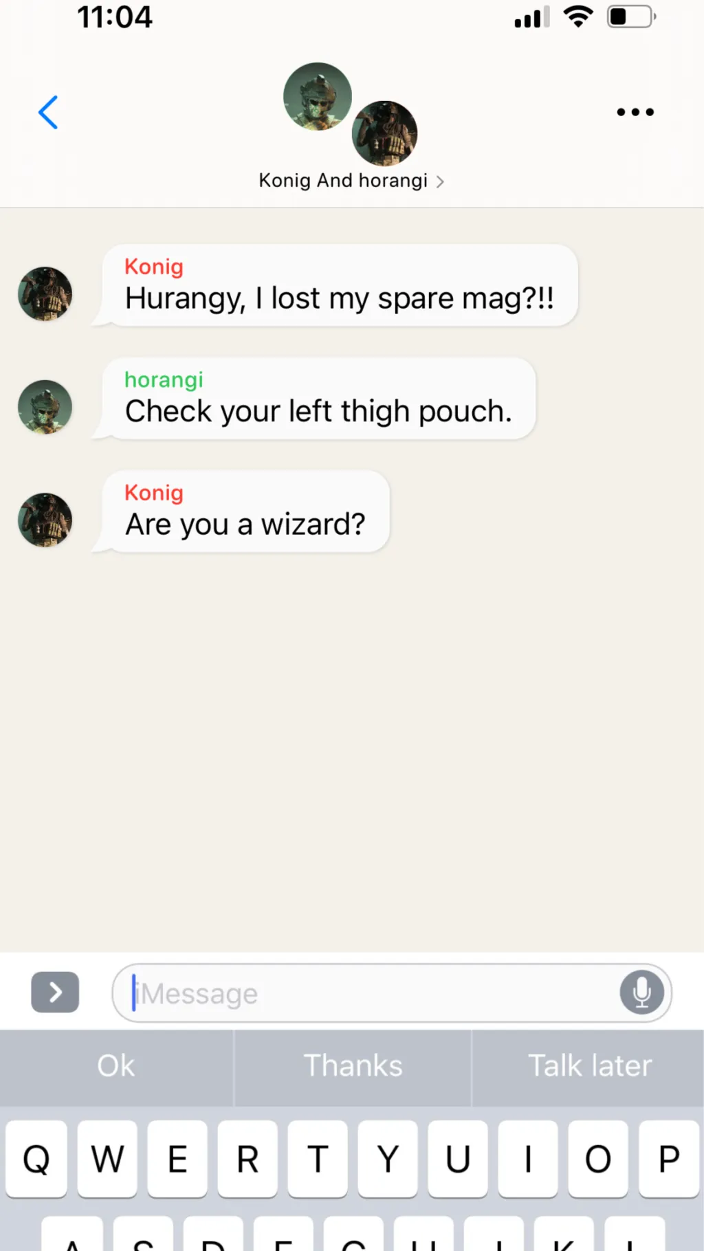 Talkie AI - Chat with Konig x horangi