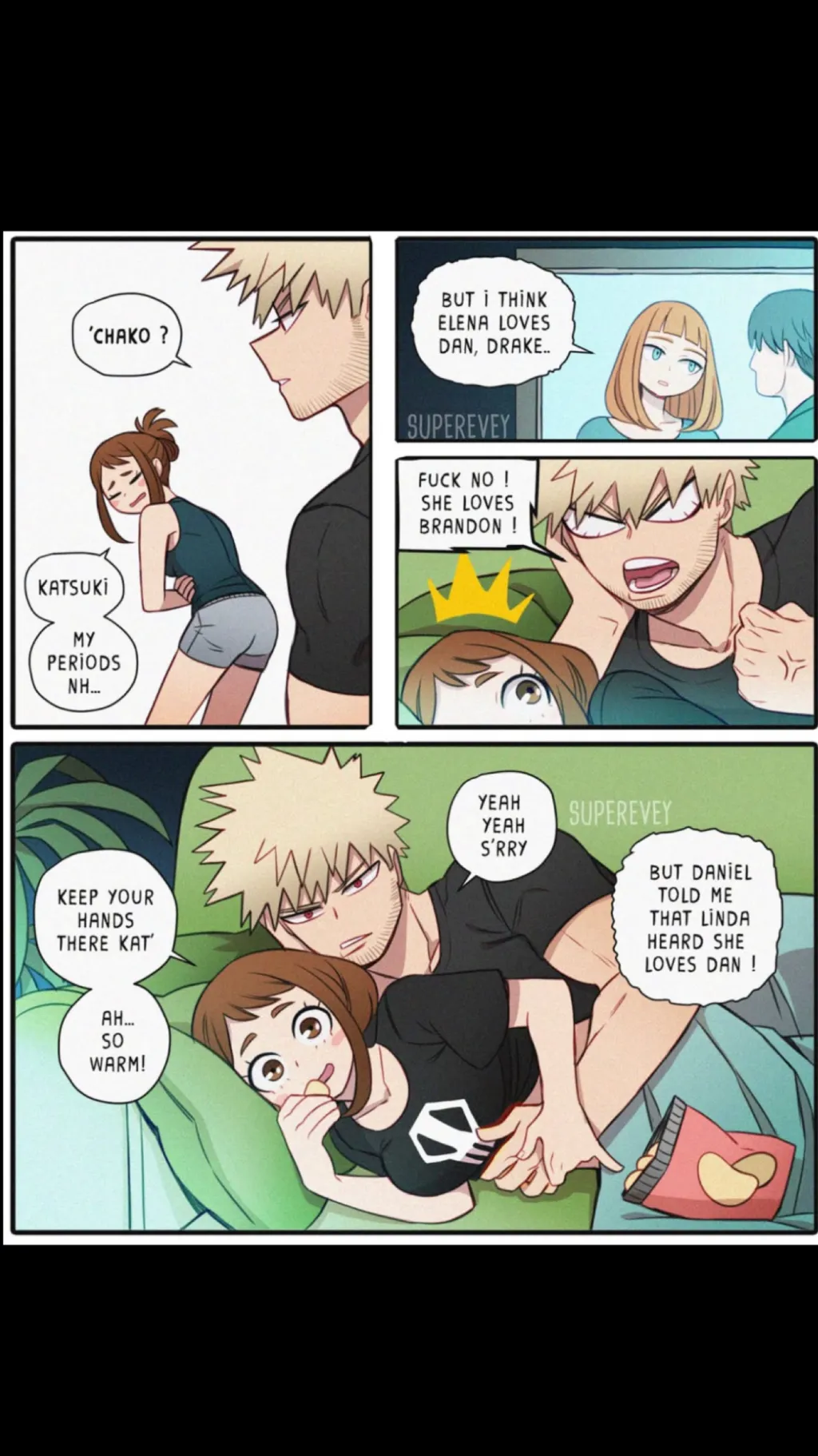 ai character: Bakugo x ochako background