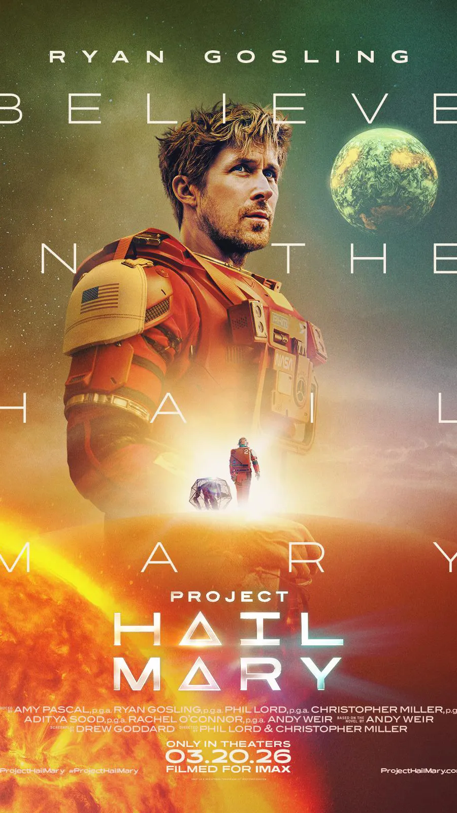 ai character: project Hail Mary  background