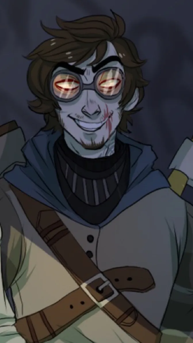 ai character: ticci toby background